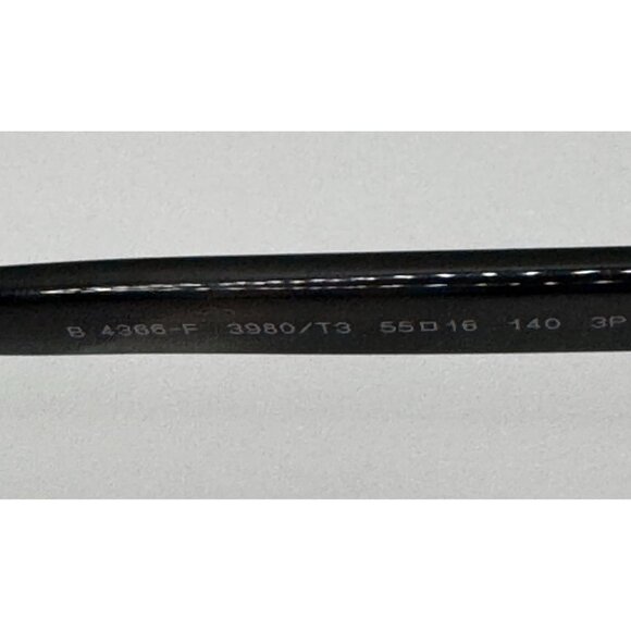 Burberry Womens Black Square Sunglasses B4366-F 3980/T3 55mm Polarized - Picture 5 of 13